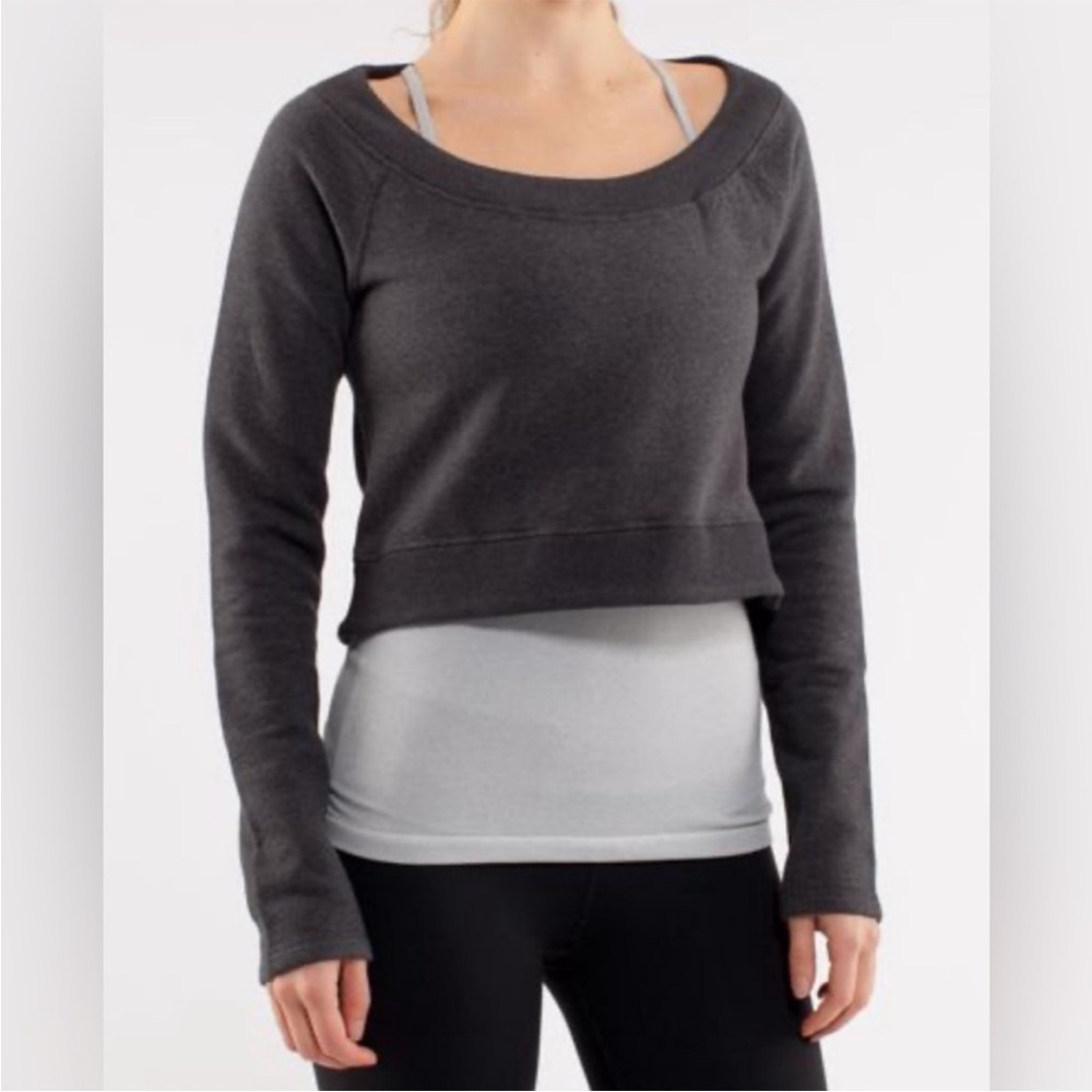 Lululemon Good Karma Crop Sweatshirt
